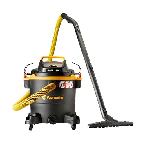 Image of Vacmaster WD L35 Wet and Dry Vacuum Cleaner, 35L. 240V L Class Dust Extractor with 1200W Motor, HEPA 13 Filter, SecureLock Accessories, Wide Floor Nozzle. For trade use.
