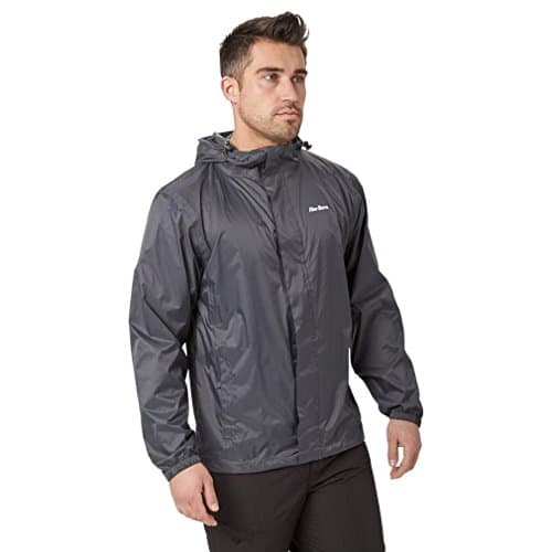 Image of Peter Storm Men's Packable Waterproof Jacket with 2 Zipped Hand Pockets and Adjustable Hood, Pac A Mac, Rain Coat, Cagoule (UK, Alpha, 3XL, Regular, Regular, Grey)