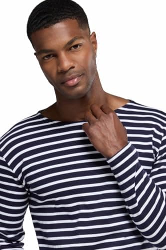 Image of Armor Lux Men's Heritage Jumper, Navi/White, XL