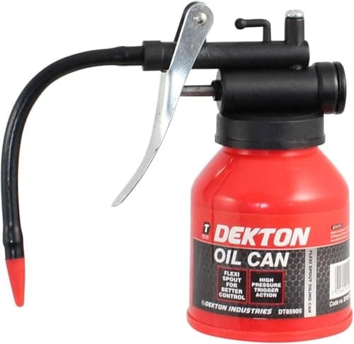 Image of Dekton Oil Can with Flexi Spout | High Pressure Trigger Action for Precision Control | Ideal for Engine Maintenance and Lubrication | Durable Construction for Long-Lasting Use