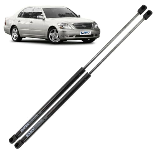 Image of BIAREN 2x Front Bonnet Gas Struts Springs For Lexus LS430 Saloon (2001-2006) Lift Support System 400 (N) 465 MM 5344059115