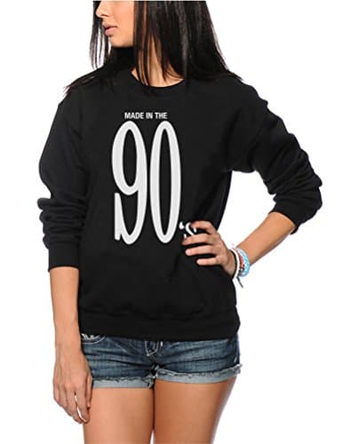 Image of HotScamp Made in The 90s Women's Sweatshirt - Black X-Small