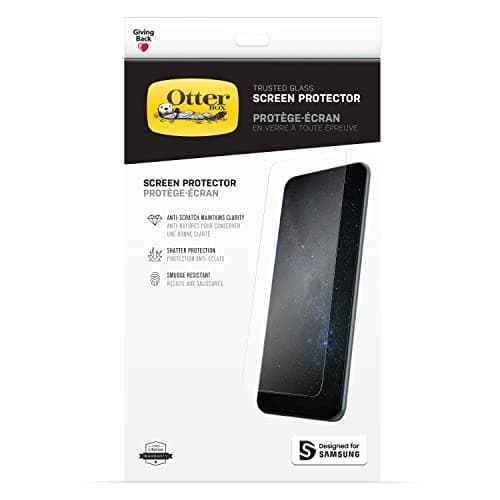 Image of OtterBox Trusted Glass Screen Protector for Samsung Galaxy S21 FE 5G, Tempered Glass, Scratch Protection, Drop Defense for Shatter Protection
