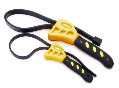 Image of Rolson Tools 18430 2pc Strap Wrench Set