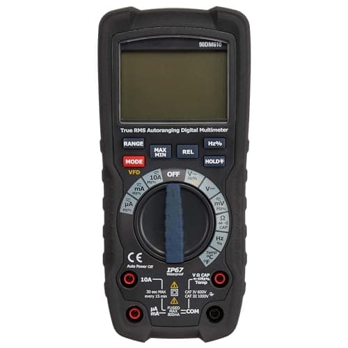 Image of Amazon Basics Digital Multimeter Counts up to 6000, IP67, True RMS, CATIV 600V, Black
