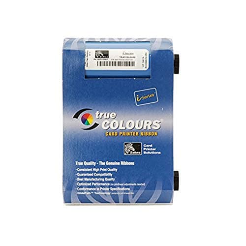 Image of For Zebra 800015-940 Color Ribbon Tape P100i P100M P110i P120i ID Card Printers 800015-940 YMCKO Ribbon 200 Images Genuine
