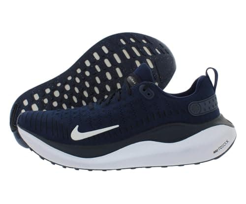 Image of NIKE React Infinity Run Flyknit 4 College Navy/Platinum Tint DR2665-400 UK 7 (EU 41)