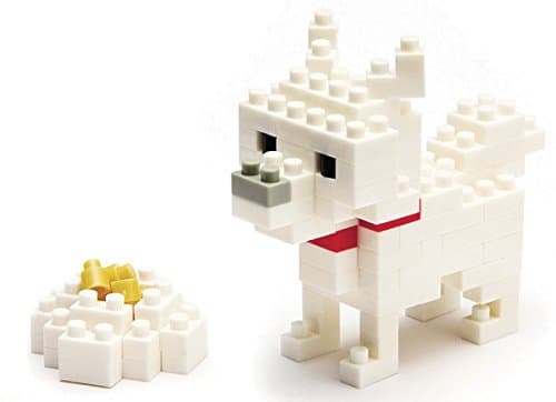 Image of NanoBlock NBC005 "Hokkaido dog" Building Set, White