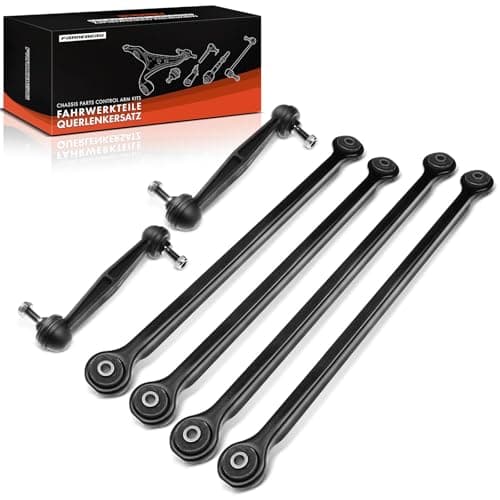 Image of Frankberg 4x Wishbone Arm + 2x Ball Joint Rear Left Right Rear Compatible with 147 937 1.6L-3.2L 2001-2010 156 932 1.6L-3.2L 1997-2005 GT 937 1.8L 2.0L 2003-2010 Replace# 46802682