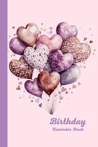 Image of Birthday Reminder Book: Elegant Cover Design | Gift Special Occasions: Month by month diary for recording birthdays and anniversaries