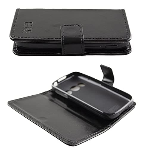 Image of caseroxx Bookstyle-Case for Alcatel 2019G / 2020X, Cover, faux leather, black, Card Slots & Magnetic Closure