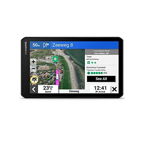 Image of Garmin CamperCam 795 Caravan/Motorhome GPS Sat Nav, Built in Dash Cam, 7" display, Video storage, Forward Collision/Lane Departure warning, Live Traffic, Birdseye Direct Satellite Imagery