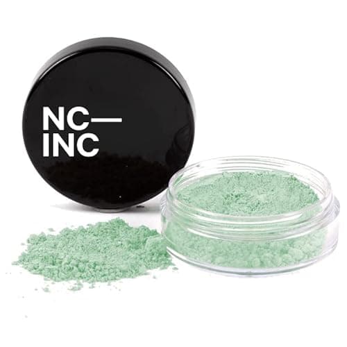 Image of NCINC Mineral Powder Green Concealer Colour Corrector For Redness, Highly Pigmented, Long Lasting, Natural Makeup, Vegan, Cruelty-Free, 8g