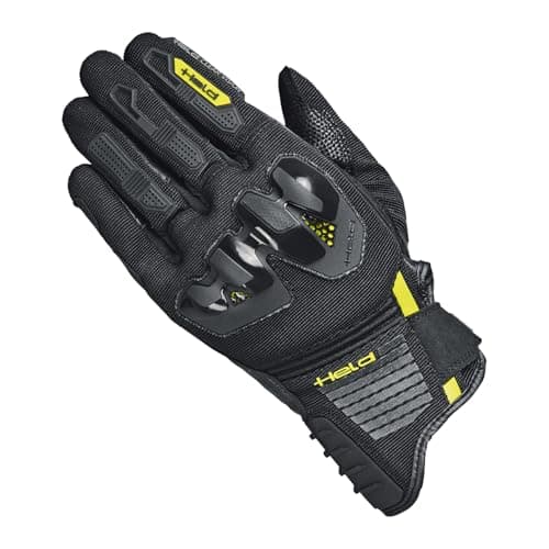 Image of Held Sambia 2 Motocycle Gloves, black/yellow, L-8