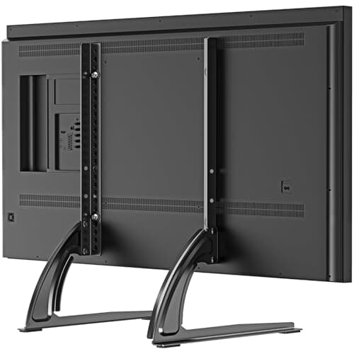 Image of ELIVED Universal TV Stand Base TV Leg with 3-Level Height Adjustment for Most 27-55 Inch LED, LCD Flat/Curved TVs, Replacement Table Top TV Base Max VESA up to 800x400mm, Holds up to to 40KG EV2005