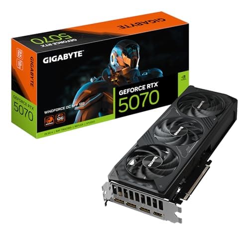 Image of Gigabyte GeForce RTX 5070 WINDFORCE OC SFF 12G Graphics Card - 12GB GDDR7, 192bit, PCI-E 5.0, 2542 MHz Core Clock, 3 x DP 2.1a, 1 x HDMI 2.1b, NVIDIA DLSS 4, GV-N5070WF3OC-12GD