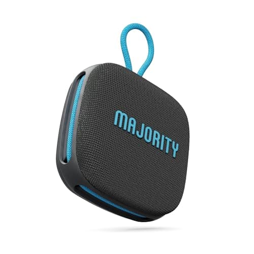 Image of MAJORITY Portable Speaker Wireless Bluetooth 6.0, IP65 Dust-Tight & Water Jet Resistant, 12W, Long Battery Life, USB-C Charging, Wireless Bluetooth Speaker Move 1