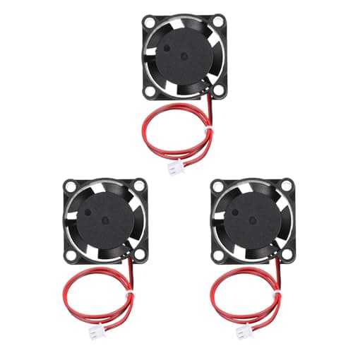 Image of sourcing map 3Pcs DC 5V 2510 3D Printer Cooling Fan, Mini Brushless Fan with A1-Type 2.54mm Positive Terminals Hydraulic Bearing 4000 RPM for Heat Sink Cooling