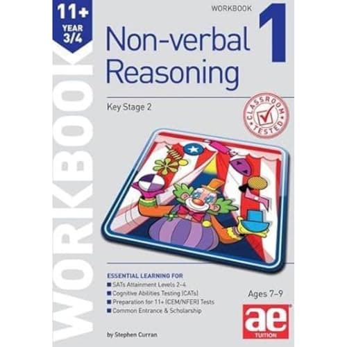 Image of 11+ Non-Verbal Reasoning Year 3/4 Workbook 1: Including Multiple Choice Test Technique