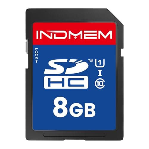 Image of SD Card 8GB, SD Memory Card 8GB UHS-I SDHC U1 Class 10, High Speed Card for Digital Camera, Computer, Trail Camera