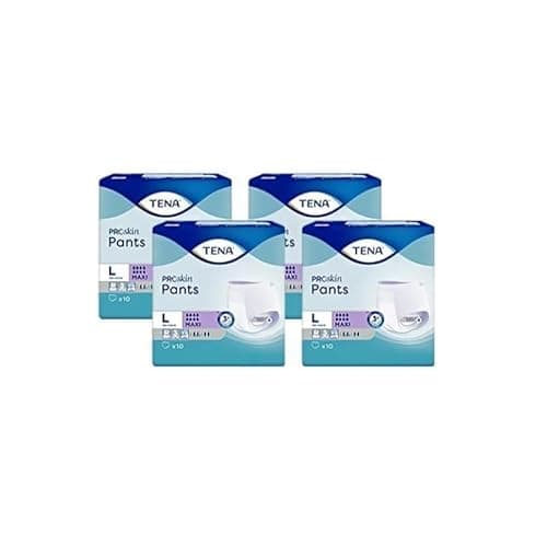 Image of TENA Proskin Pants Maxi, L, Case, 10ct (Pack of 4)