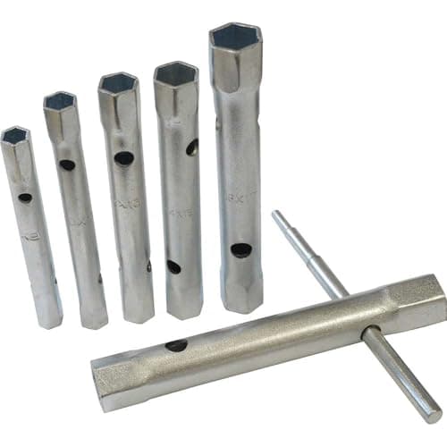 Image of Box Spanner Set + Tommy Bar 6 Piece 8-19mm