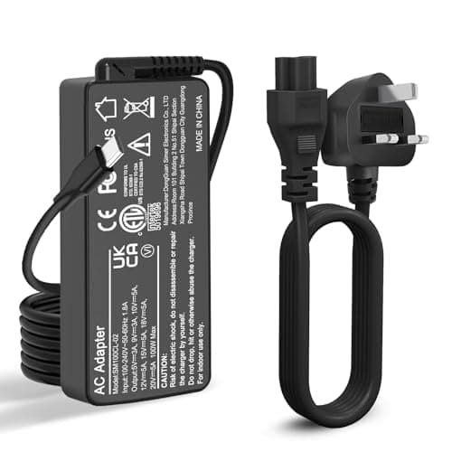 Image of Universal 100W USB-C Power Adapter Charger,Compatible with Mac Book Pro/Air 16, 15, 14, 13 Inch Lenovo,Acer,Dell,Asus, Charge 100W 96W 87W 61W Device and All Type-C Device