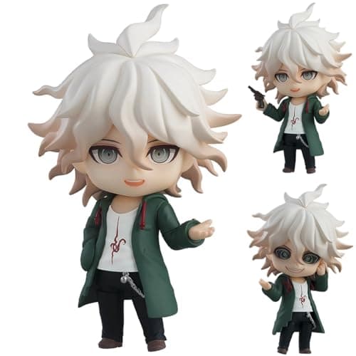 Image of Zhongkaihua Nagito Komaeda Figure 10CM Action Figure Interchangeable Accessories Anime Model Statue Christmas Home Desk Ornament Birthday Decoration Gift For Fan