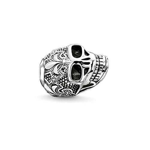 Image of Thomas Sabo Unisex Bead Skull Karma Beads 925 Sterling Silver K0239-637-12