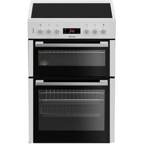 Image of Blomberg HKN65W 60cm Electric Double Oven with Ceramic Hob (White)