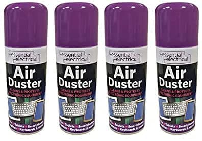 Image of 4X Professional Compressed Air Duster Can Spray Gun Non-Contact Cleaning for Electronic Equipment & Difficult to Reach Areas for Pc Tablet Smartphone Keyboards & Moues