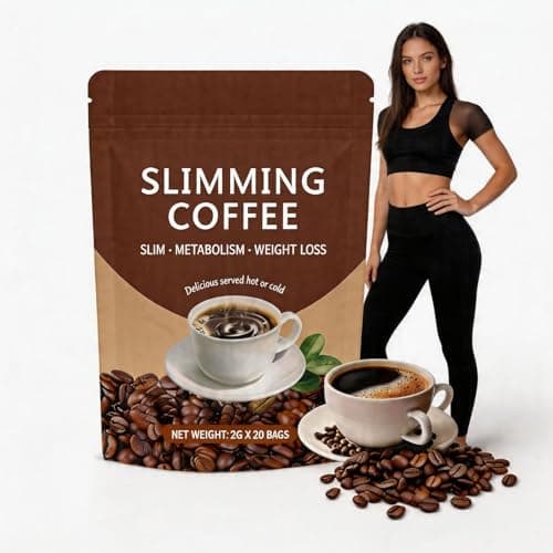 Image of Single Serve Instant Coffee Packets, 2g X 20 Sachets, Fruity & Smooth Medium Roast, Controls Appetite & Supports Wellness Goals