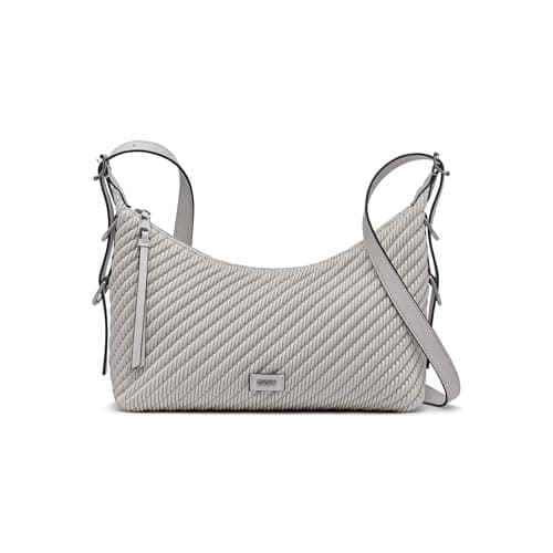 Image of DKNY Women's Zita Crossbody Handbag, Pebble Grey, Medium
