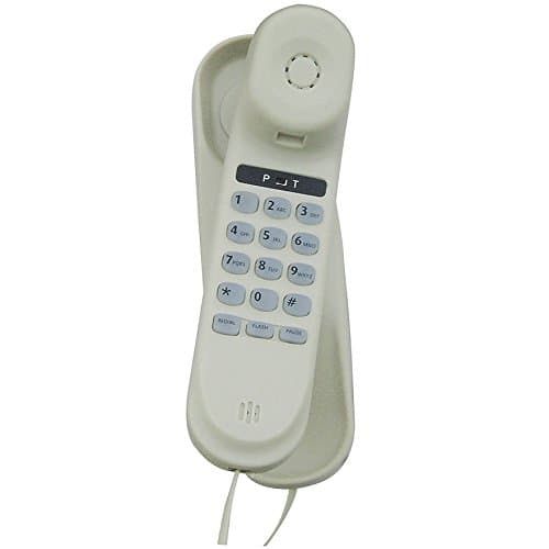 Image of Tel UK Vienna Slim Corded Telephone - White