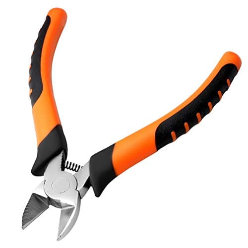 Image of nuosen 6 inch Precision Wire Cutters, Metal Side Cutters Diagonal Plier for Craft Wire, Jewelry, Cable Cutters