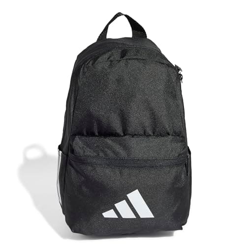 Image of adidas Unisex Kids LITTLE KIDS LOGO BACKPACK, Black, One Size
