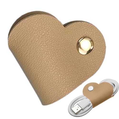 Image of Heart Cable Organiser, Cable Organiser Storage, Charging Cable Holder, Cable Organiser Storage in Various Colours for Birthdays, Holidays, Anniversaries, Christmas Gifts