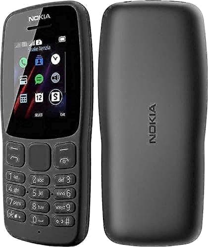 Image of Nokia 106 all carriers 4GB Dual Sim 2018 Dark Grey With LED Torch - FM Radio