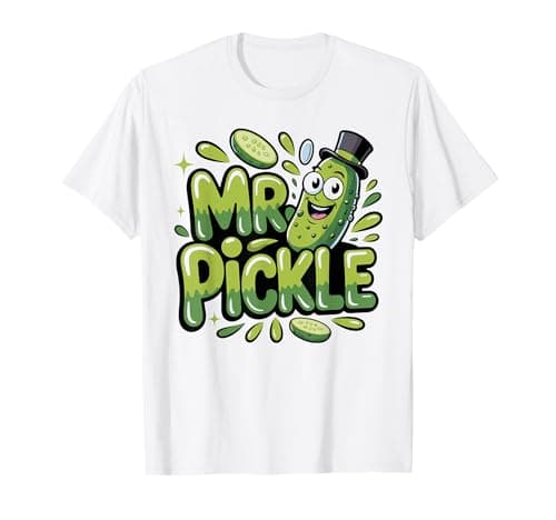 Image of Mr Pickle T Shirt – Quirky and Fun Graphic T-Shirt