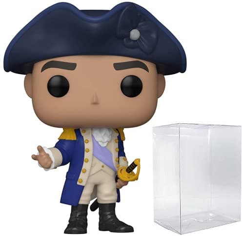 Image of POP Broadway: Hamilton - George Washington Funko Pop! Vinyl Figure (Bundled with Compatible Pop Box Protector Case), Multicolor, 3.75 inches