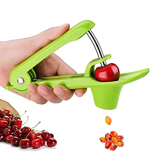 Image of Zukent Cherry Olive Pitter Remover with Stainless Steel Rod Good Grips Handle for Cherries, Grapes, Cranberries, Jujubes