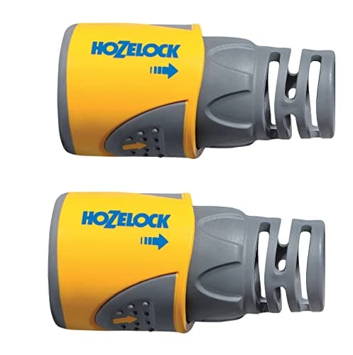 Image of HOZELOCK - Hose Connector Plus ø 12.5mm - 15mm (1/2"- 5/8") Soft Touch x2 : Watertight, Non-slip, Flexible, Long Connector Prevents Twisting, Swelling and Leaks [2050P0025]