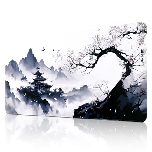 Image of Yimomoyi Non Slip Mouse Pad, 90 x 40cm / 35.4 x 15.7 inches Mouse Mat Extended, Gaming Mousepad Waterproof, Mouse Mat with Rubber Base, Mouse Pad Laptop for Office and Home (C)