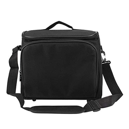 Image of Faderr Video Projector Case, Protective Projector Organizer Bag Shockproof Projector Carrying Case, Zipper Closure Non Slip Projector Bag With Shoulder Strap