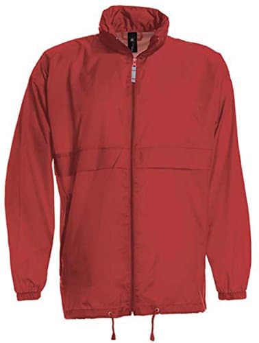 Image of B&C Sirocco Men's Lightweight Jacket - Red - S