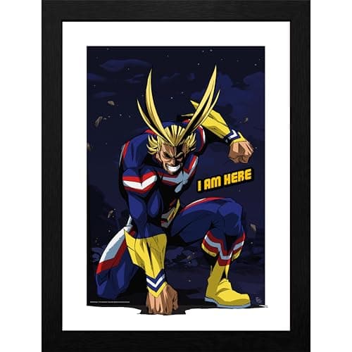 Image of GB eye My Hero Academia All Might 30 x 40cm Framed Collector Print