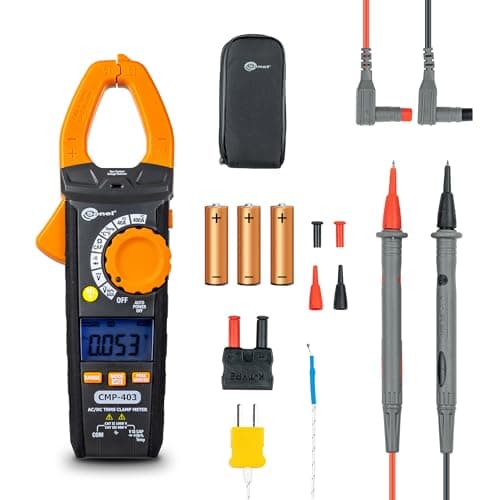 Image of CMP-403 Digital Clamp Meter 400A, AC/DC Current, AC and VFD Voltage, DC Voltage, Resistance, Frequency, Capacitance (CMP-403)