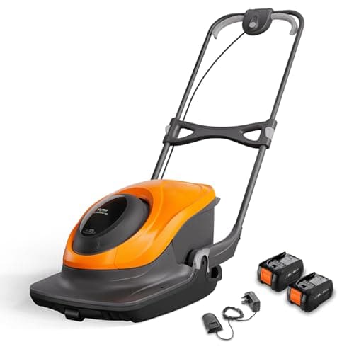 Image of Flymo 36V EasiHover Hover Collect Lawnmower - with 18V x 4.0Ah Battery and Charger Included