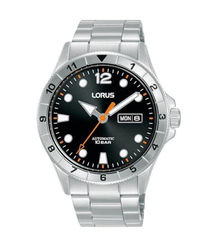 Image of Lorus Black & Orange Automatic Watch RL459BX9