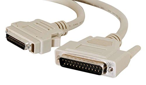 Image of C2G 5M High Speed DB25 Male to MC36 Male IEEE-1284 Parallel Printer & Scanner Extension Cable